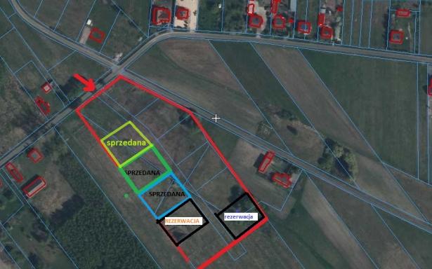 Sprzedam działke budowlaną z pełna dokumentacją 1500 m2 Łask, Wydrzyn 5357351